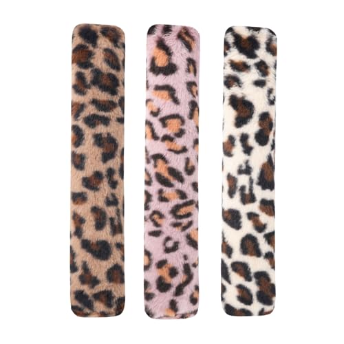 Haiki 3 x Katzen-Kissen mit Leopardenmuster, langlebig, weich, für den Innenbereich, Kätzchen, Spielzeit, bequem, waschbar, Leoparden-Katzen-Kissen von Haiki